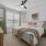 Spacious bedroom with natural lighting