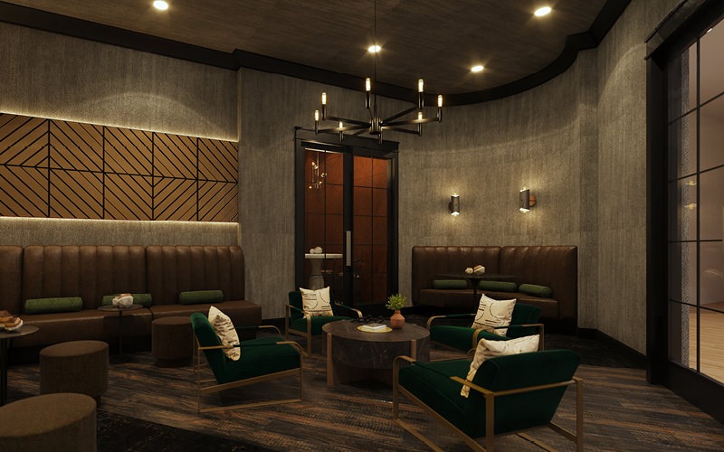 resident theater with lounge seating